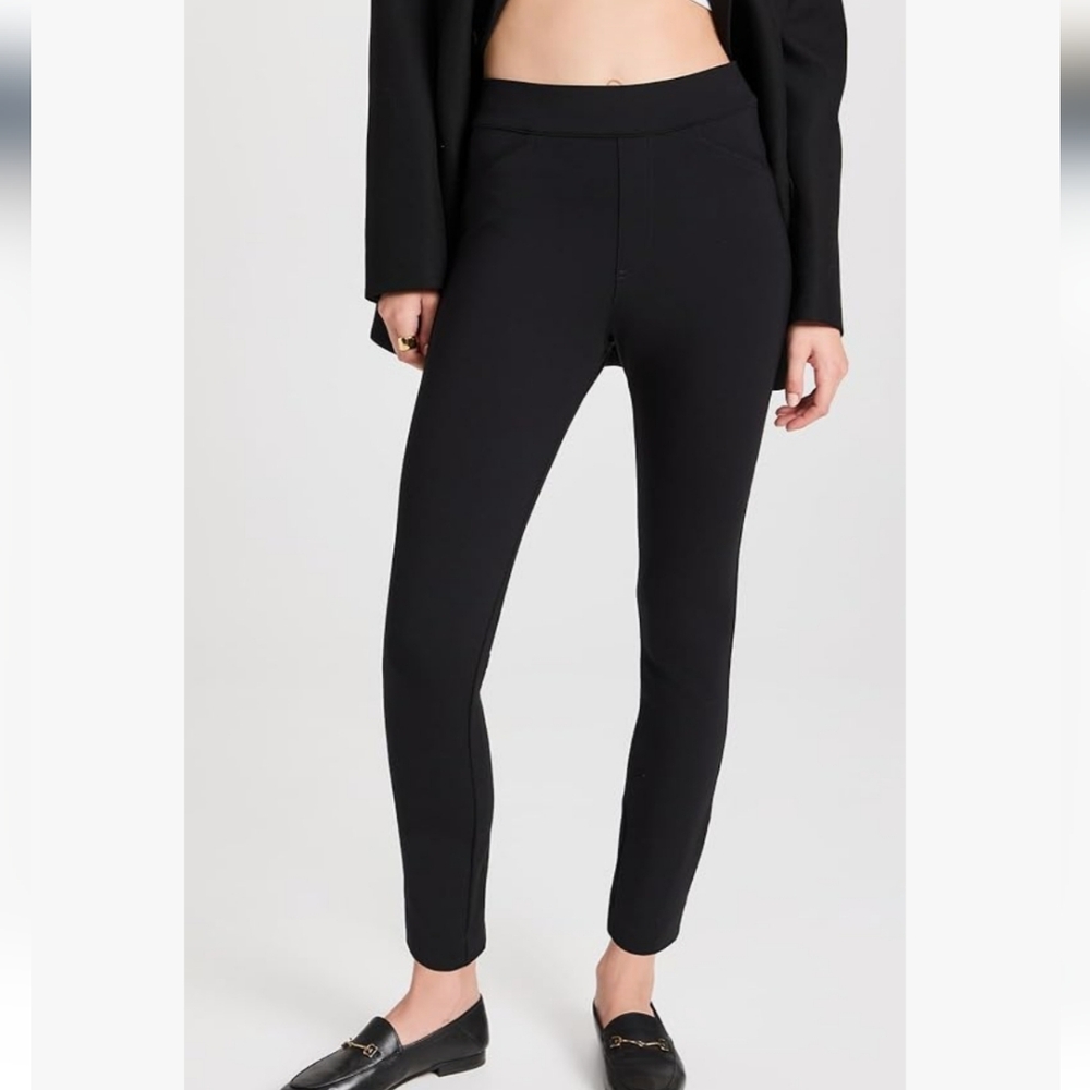 SPANX The Perfect Pant, Ankle Backseam Skinny, Black, High‎ Rise, Size Medium